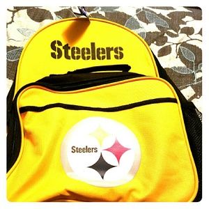 Pittsburgh Steelers Backpack w/ lunchbag