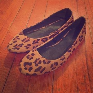 Leopard Print Flats