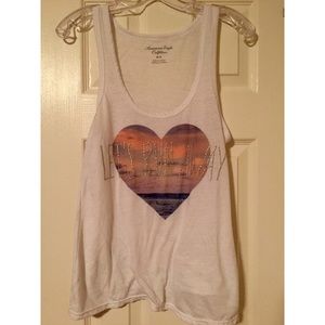 American Eagle "Let's Run Away" tank top