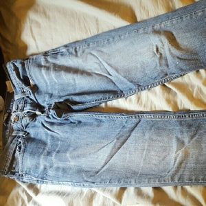 Levi's too superlow 524 jeans.