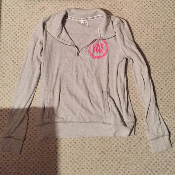 A PINK quarter zip