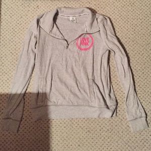 A PINK quarter zip