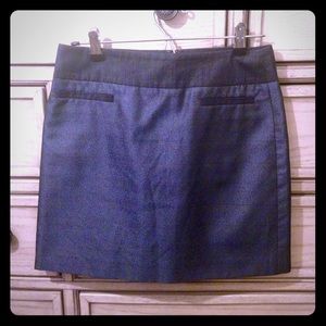 LOFT glimmering denim skirt size 6P