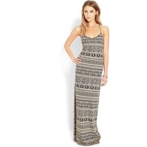 tribal tank top maxi dress