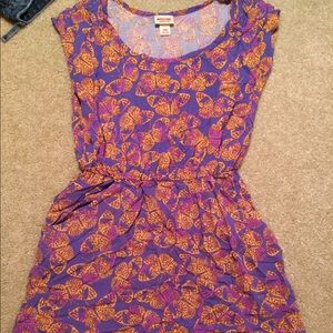 Butterfly pattern dress