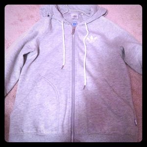 Adidas Zipper Down Hoodie