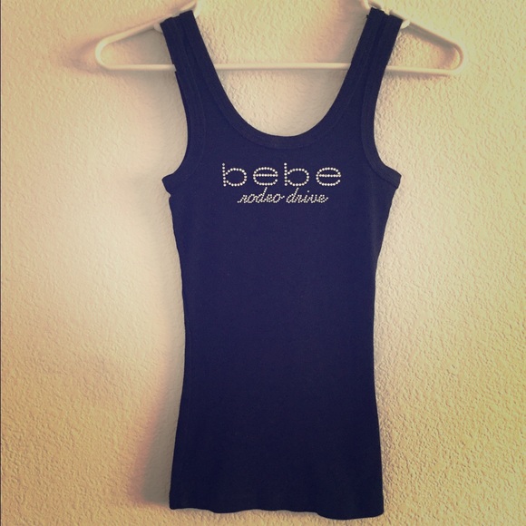Black BeBe tank top