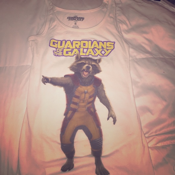 S Guardians of the Galaxy rocket graphic talk top