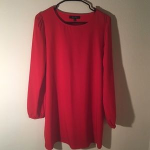 Long Sleeve Shift Dress