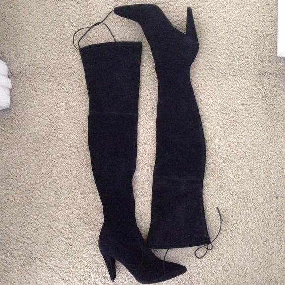 Stuart Weitzman Highstreet Over the Knee Boots - Picture 2 of 4