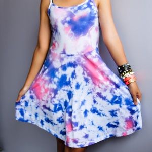 Cotton on tie dye skater dress