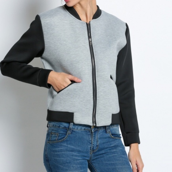 Stylish Bomber Jacket - Picture 3 of 8