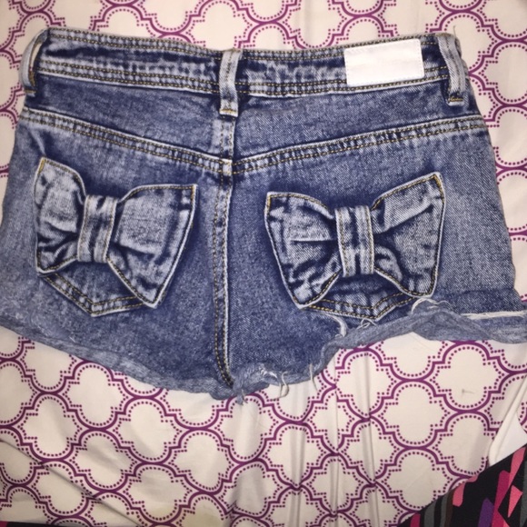 🎀Denim washed jean shorts🎀