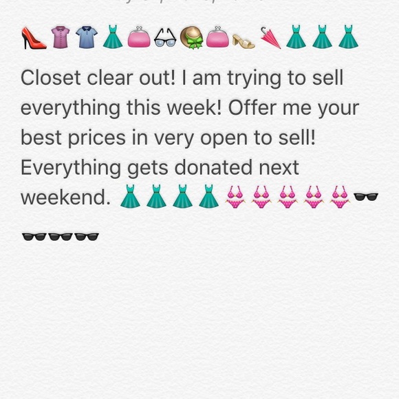 Closet clear out! One week until donation time!