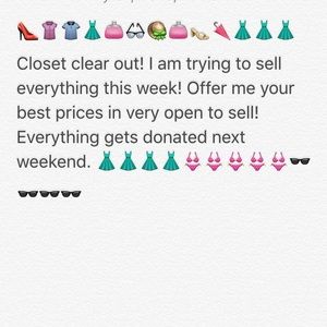 Closet clear out! One week until donation time!