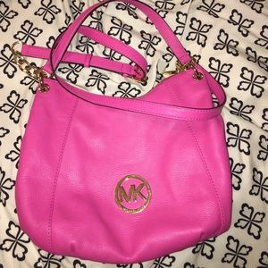 Michael Kors pink handbag