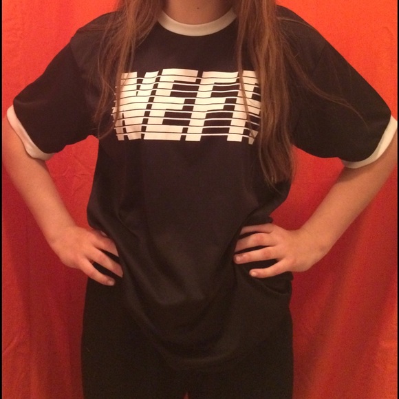 NEFF jersey with color blocked sleeves