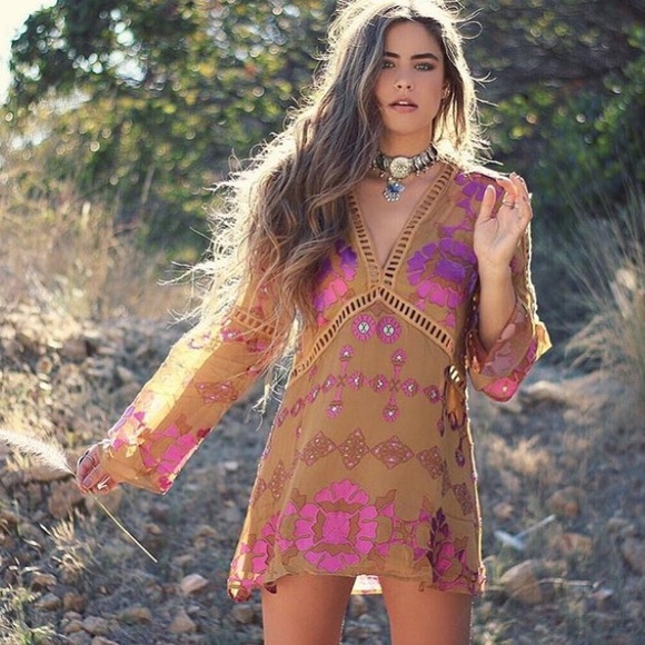 BRAND NEW - For Love & Lemons Barcelona Dress