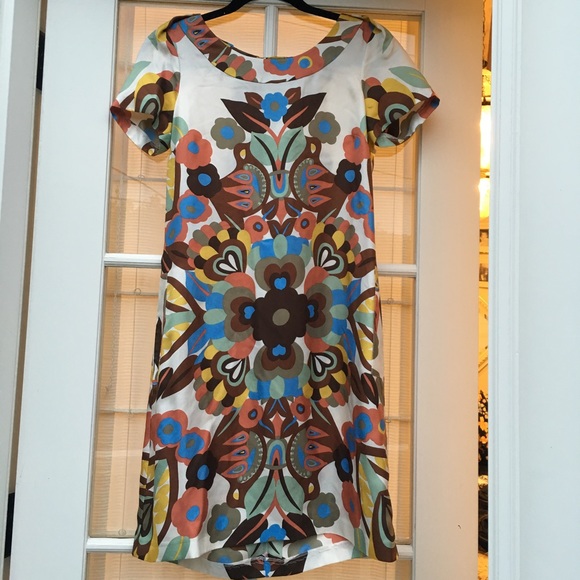 See by Chloe Short Sleeve A-line Silk Dress - Picture 1 of 3