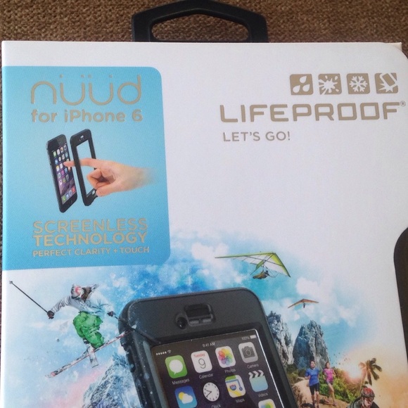 NEW LIFEPROOF NÜÜD WATERPROOF CASE iPhone 6 Black - Picture 4 of 4