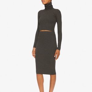 Nadia Tarr for Intermix Ribbed Pencil Skirt