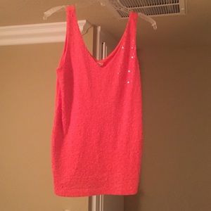 J crew Coral sequence shirt