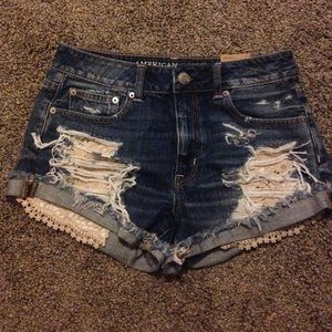 Hi-Rise Festival Blue Jean Shorts