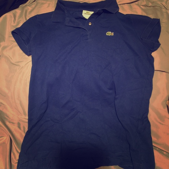 Lacoste blue polo shirt
