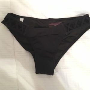 Size small black bikini bottoms