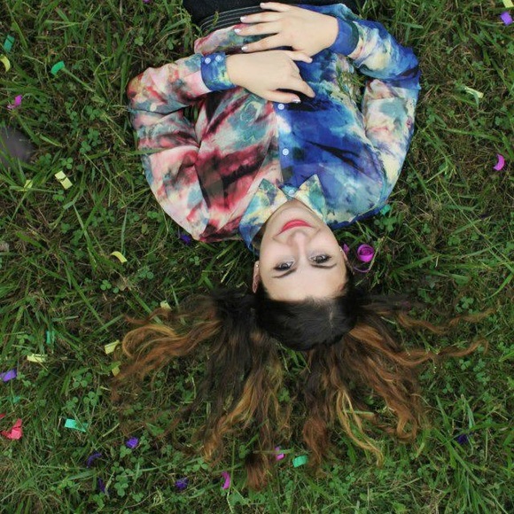 LIMITED EDITION floral galaxy long sleeve shirt