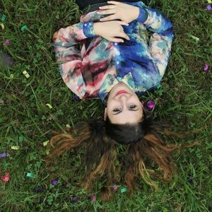 LIMITED EDITION floral galaxy long sleeve shirt