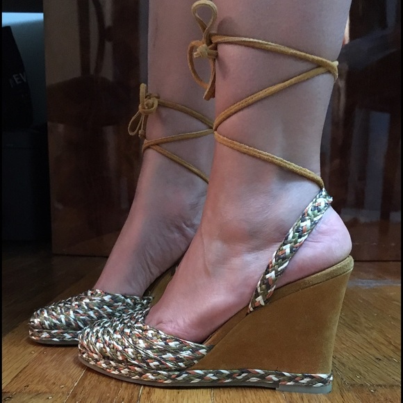 Lace up Via Spiga wedges - Picture 2 of 4