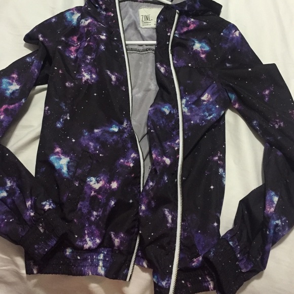 Zine purple galaxy windbreaker