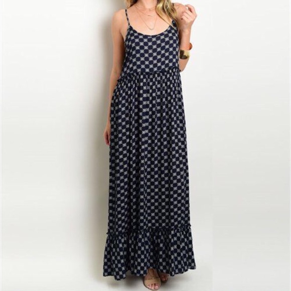 ❤️🆕Navy and white maxi - Picture 2 of 2