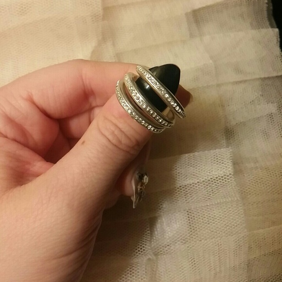 3 stackable Fossil rings