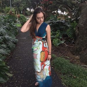 🌺Tropical Print Maxi Dress🌺