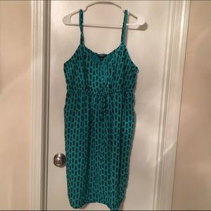 Torrid Aqua Pineapple Sun Dress Size 3