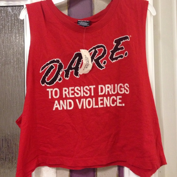D.A.R.E crop top