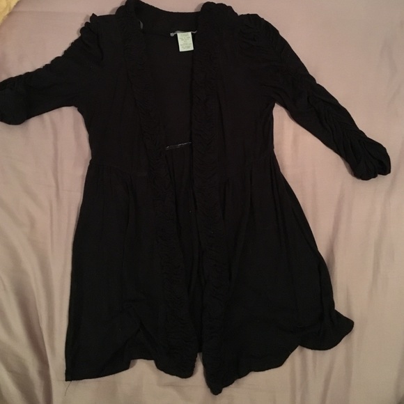 Ruffle detailed sweater