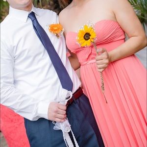 Coral Bridesmaid Dress