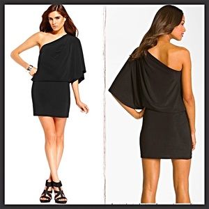 Jessica Simpson One-Shoulder Cocktail Dress
