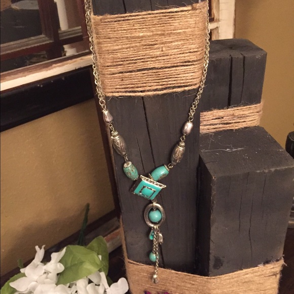 Tourquoise boho necklace