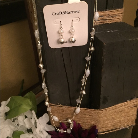 croft & barrow Jewelry Nwt Necklaceearring Set Poshmark