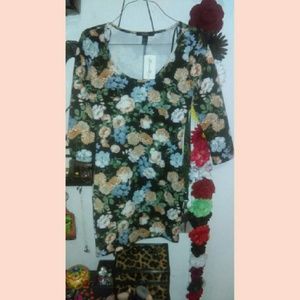 Forever 21 Pastel Floral Dress NWT
