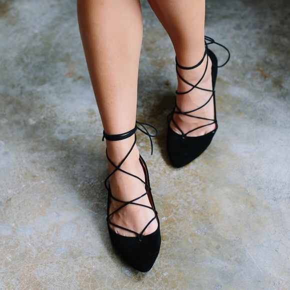 Lace Up Flats