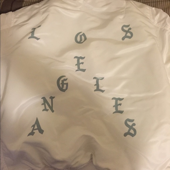 KanyeWest popup shop Los AngelesTLOP bomber jacket - Picture 2 of 4