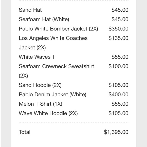 KanyeWest popup shop Los AngelesTLOP bomber jacket - Picture 4 of 4