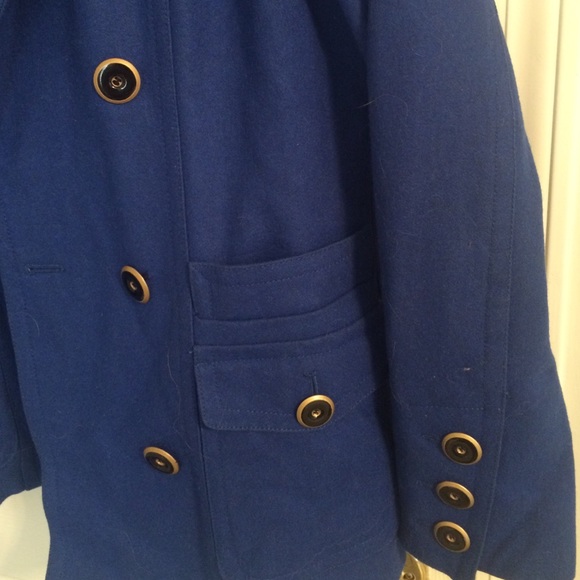 Blue peacoat from Nordstrom. - Picture 2 of 3
