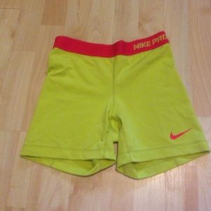 Neon Nike Pro Compression Short