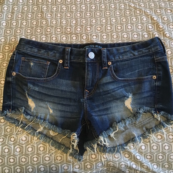 Express jean shorts